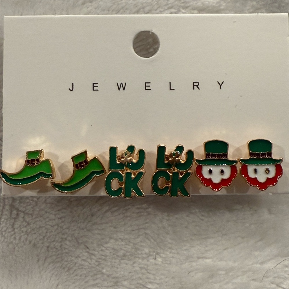 St. Patrick's Day Fashion Earring Set